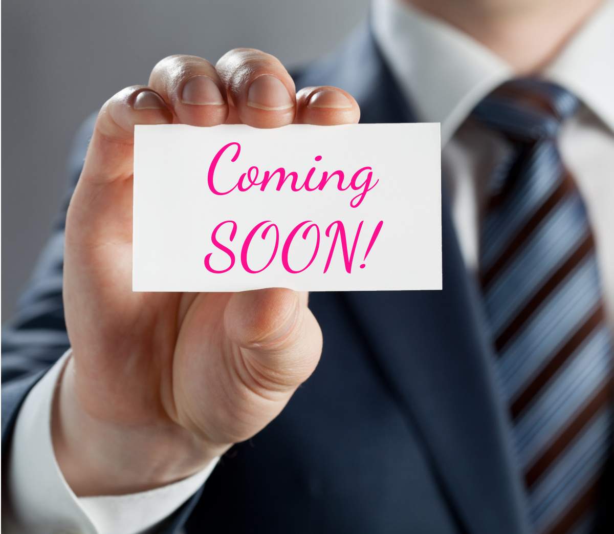 website coming soon msg